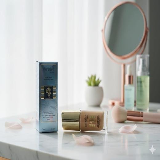 Emelie Cosmetics Liquid Foundation – Smooth Coverage Makeup Base for Flawless Skin