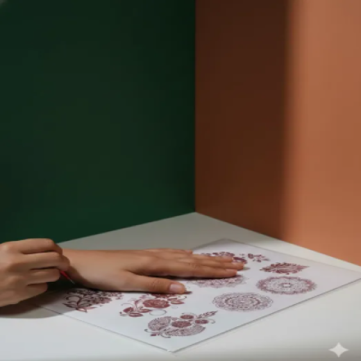 Fashion Stickers | Temporary Water Proof Henna Tattoos/ Mehndi Stickers / Arabic Henna stickers/ instant mehndi stickers