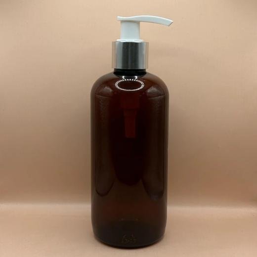 High-Quality 300ml Empty Liquid Fancy Pump Head Bottles Multipurpose for Dishwash, Hair Oil, Lotion ,Shampoo & Cosmetics– Clear Refillable Bottles