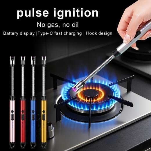 Rechargeable Electric USB Lighter Stove Lighter Long Neck Led Best Quality